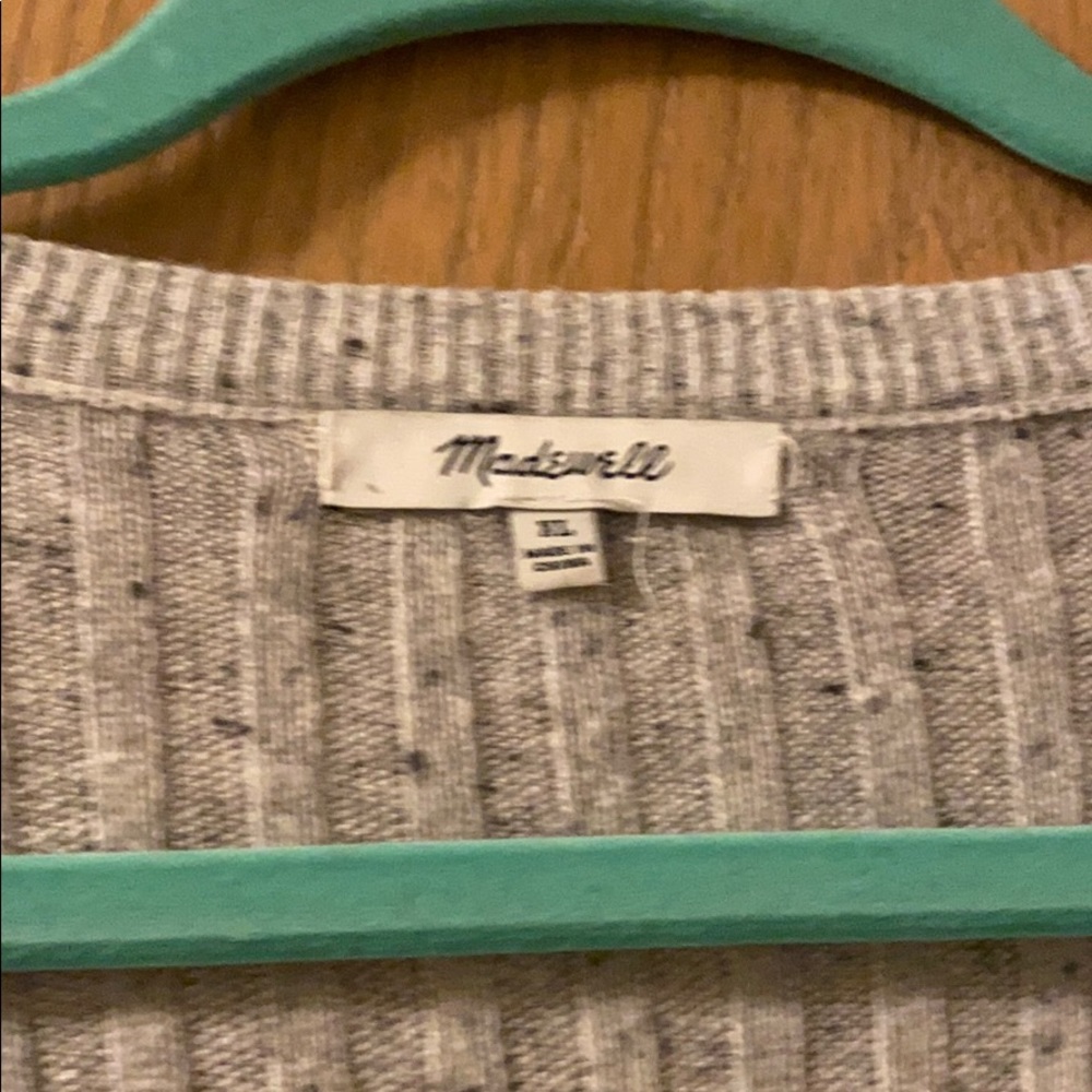 Madewell Ribbed Grey sweater - Picture 4 of 4